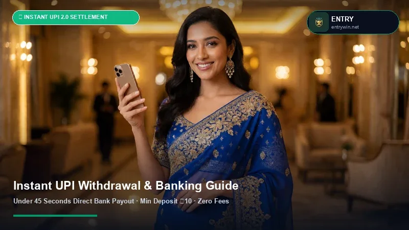 Entry Instant UPI Withdrawal & ₹20 INR Deposit Tutorial